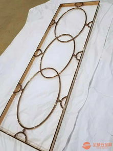 不銹鋼鏡面玫瑰金屏風 廚房與家居的定制藝術